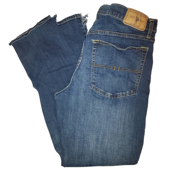 U.S. POLO ASSOCIATION Men's Blue Syraight Leg Jeans Size 36x30 - Picture 2 of 6